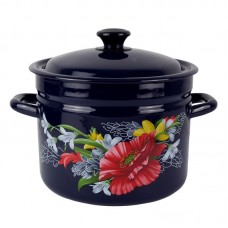 Кастрюля эм. 6,0л цил. 